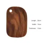 HEMU-Acacia Wood Bread Board, Wood Chopping Board, Western Style, Pizza, Sushi, Cutting Board, Cheese, Steak Tray, Wooden