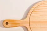 6 to 13inch Wooden Round Pizza board with Hand Pizza Baking Tray Stone Cutting Board Platter Pizza Stone Cake Bakeware - Image 4