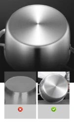 316 stainless steel soup pot Extra thick food grade soup pot Thickened double ear pot Electromagnetic furnace gas special pots - Image 22