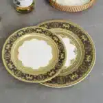 Vintage Ceramic Dinner Plate 8 Inch 10 Inch Creative Bone China Western Steak Dessert Salah Plate Kitchen Party Gift Box Set