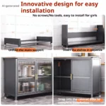 Kitchen Cabinet Sideboard Home Entrance Space Saver Dining Room Mueble Cocina Living Complete Cocina Kitchen Cabinets Storage - Image 3