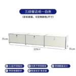 Modern Living Room Cabinet Modular Sideboard Storage Cabinets Combination TV Stand for Customizable Steel Frame Wood  Furniture - Image 22