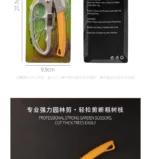 Strong Pruning Shears Fruit Tree Fruit Picking and Flower Pruning Shears Home Gardening Pruning Flower Shears Garden Tools