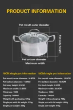 Small Hot Pot Special pot for induction cooker Self-service hotpot Single person mini One person pot Commercial soup pots - Image 18