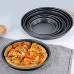 5/6/7/9 Inch Non-Stick Pizza Trays Round Pizza Pan Plate Mold Carbon Steel Baking Oven Tool Baking Mould Tray Bakeware - Image 3