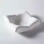 INS Creative White Hotel Square Plate, Ceramic Cold Dish, Artistic Conception Tableware, New Products – base detail