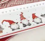 Nordic Santa Claus Ceramic Dishes and Tableware Relief Rice Salad Bowl Western Style Flat Plate Cup Teapot – in a cozy room
