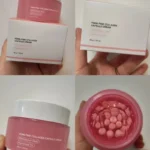 Pink Collagen Capsule Cream Niacinamide-Infused Lightweight Non-Greasy Face Moisturizer for Uneven Skin Tone Care – base