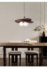 2026 Wabi Sabi Wicker Hanging Chandelier Light Fixture Vintage Glass Bubble Pendant Lamp For Dining Room Bedroom Living Room