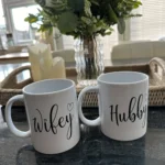 1Pcs Hubby/Wifey Mug Wedding Gift Couple's Accessories Coffee Cup Home Desktop Decoration Engagement Bride Groom Supplies Mr