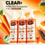LKIAE Clear Arbutin Pawpaw Whitening Body Lotion, Moisturizing Cream, Improve Rough Skin, Remove Dark Spots, Melanin