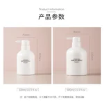 2/10/15PCS 300/500ml Empty White PET Lotion Pump Bottle Shampoo Shower Gel Conditioner Dispenser Body Lotion Liquid Soap