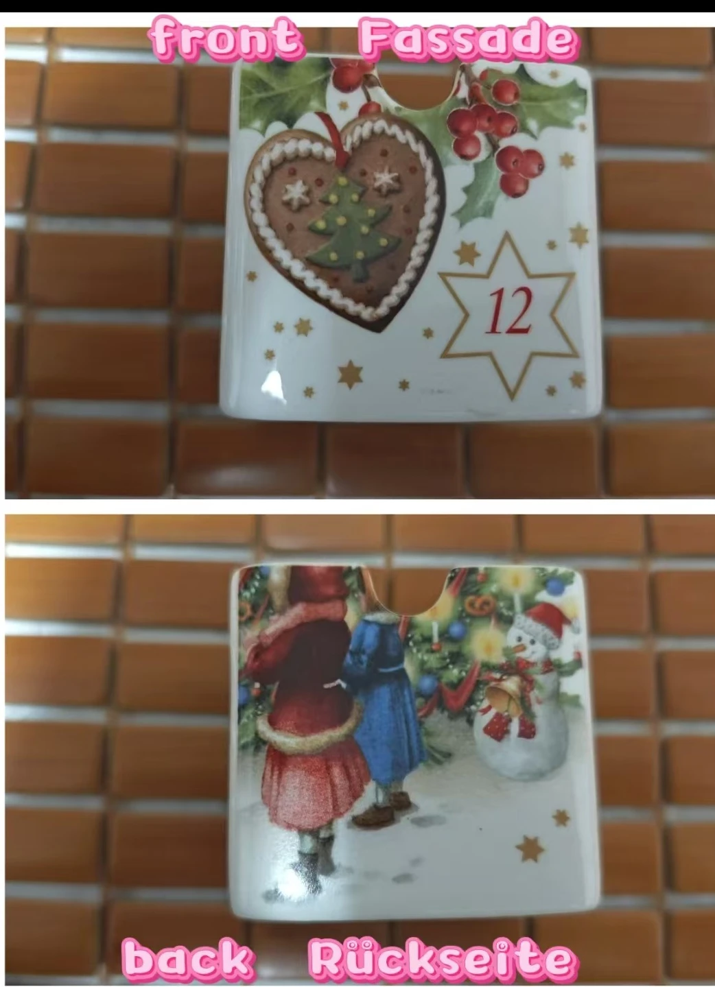German tableware Monet garden fascination series pendant, candlestick vase