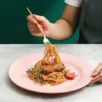 Inyahome 1/4/10PCS Nordic Polypropylene Plates Dinnerware Tableware Eco Friendly Lightweight Kitchen Dishes Safe Dinner