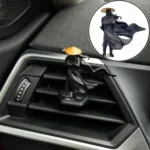 3PCS Mini Samurai Statue Set - Perfect for Car Dashboard Desk Decor – top view