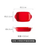 Bread Pan for Baking Tools and Accessories Oven Tray Kitchen Utensil Porcelain Dishes Cooking Utensils Bakeware Ceramic Pans Bar - Image 21