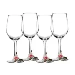 Creative Enamel Crystal Goblet Glasses for Champagne Glass Cup Set Luxury Glass Cups Glasses of Wine Wineglass Vintage