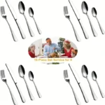 16pcs Stainless Steel Tableware Set Include Knives Forks Spoons Set Exquisite Cutlery Set Utensil Set For Home And