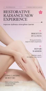 Glutathione Niacinamide Body Lotion Skin Brightening Hydrate Revitalize Even Skin Tone Whitening Face Bleaching Lightening