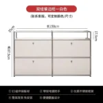 Modern Living Room Cabinet Modular Sideboard Storage Cabinets Combination TV Stand for Customizable Steel Frame Wood  Furniture - Image 19