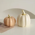 Luxury Nordic Style Ceramic Lovely Funny Vegetable Pumpkin Home Ornament Figurines Arts Crafts Desk Decor Statues Sculpture