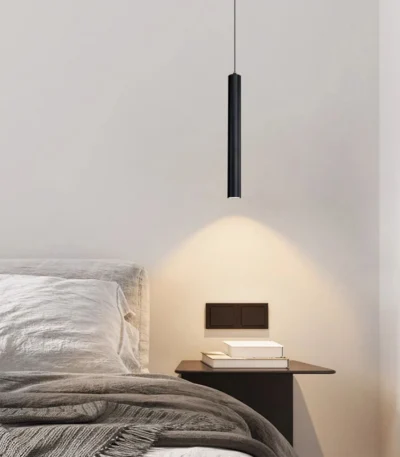 Modern Nordic Led Pendant Lamp Double head Pendant Light Dining Room 2m Hanging Lamp Pipe Decora Cylinder Pipe Line
