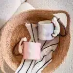 350ml Creative Ceramic Cat Mug with 3D Embossed Cat Design Exquisite Afternoon Tea Latte Coffee Cup Home Breakfast Milk Mug