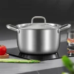 316 stainless steel soup pot Extra thick food grade soup pot Thickened double ear pot Electromagnetic furnace gas special pots - Image 3