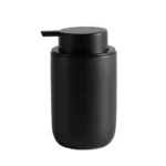 Nordic Ceramic Bathroom Lotion Bottle Press Hand Sanitizer Bottle Mouthwash Cup Toothbrush Holder Black Liquid Soap