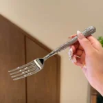 304 Stainless Steel Cutlery Set Silver Steak Knife Fork Spoon Houseuse Tableware Fruit Fork for Kitchen Dining Banquet Bar