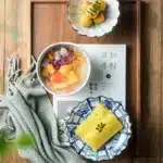 Imperial tall bowl Japanese retro ceramic bowl Restaurant Pastry sushi tableware – styled in a modern Tabletop setting