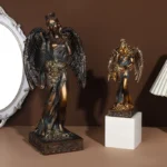 Resin Ornaments Blinded Greek Goddess Fortune Figurine Goddess of Good Fortune and Wealth Sculpture Home Office Decor