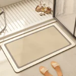 Bath Mat Diatom Mud Absorbent Floor Mats Anti-slip Entrance Doormat Bathroom Carpet Toilet Area Rugs 욕실 바닥 매트 Alfombra De Baño - Image 2