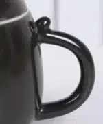 Creative Cartoon Black/White Lucky Cat With Cover Filter Tea Water Separation Office Cup Household Gifts Personal Mug, 1Pc