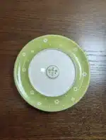 German tableware Easter series hen soup flat salad plate – styled in a modern Tabletop setting