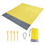 2022 Oversized Beach Towel Mat Sand Free Beach Wind Proof Waterproof Picnic Blankets Beach Mat Oversized Pocket Picnic 4 Anchor - Image 24