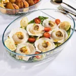 Bakeware Glass Platter for Oven Baking Tray Baking Tools and Accessories Kitchen Utensil Cooking Utensils Gadgets Dishes Pans - Image 3