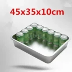 304 stainless steel plate tray rectangular square oven tray baking pot dish deep Japanese barbecue bbq cafeteria Storage trays - Image 13