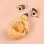 Tree Face Bird Feeder Outdoor, Eyes Glow in Dark Fun Old Man Tree Hugger Sculpture Yard Art Garden Lawn Ornament Decoration