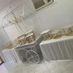 10 -18PCS Gold Shiny Metal Cake Snack Stand With Acrylic Plate Buffet Banquet Decor Wedding Floral Dessert Table Display Holder - Image 11