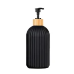 Bathroom Toiletries Set Container Hand Soap Dispenser Toothbrush Holder and Cotton Ball Box Bathroom Decor Apothecary Jars