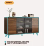kitchen cabinet Furniture Sideboards Home Dining Room Dresser Mid-century Buffet Cabinet Kitchen Alacena Sideboard Cabinet - Image 19