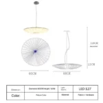 Handcrafted wabi sabi pendant light in a cozy living room