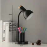 Nordic Creative Table Lamp Fashion Pen Holder Art Simple LED Lights/Office Eye Protection Reading&Living Room Bedroom