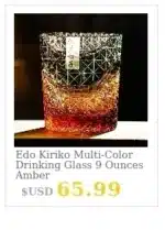 Crystal Flute Champagne Glasses Multicolor Wine Glass Cup Handmade Hand Carved Edo Kiriko Wedding Gift With Gift Box 1PC