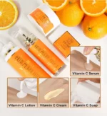 AILKE Vitamin C Whitening Set for Women, Reduce Dark Spots, Hyperpigmentation, Skin Moisturizer, With Collagen, Vitamin E