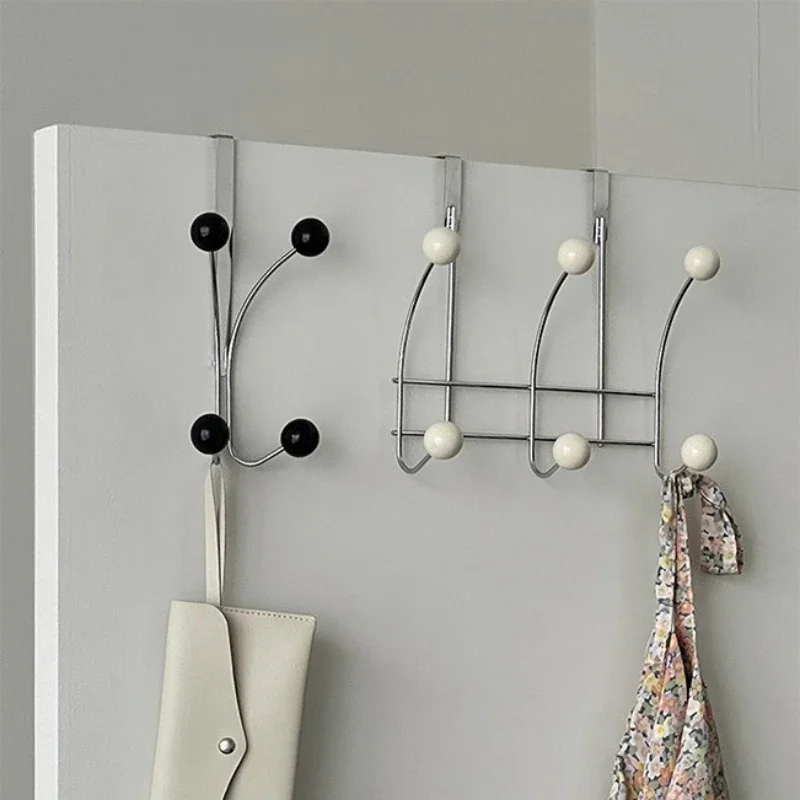 Portable Door Hook Hanging Coat Rack Without Drilling Multifunctional Bedroom Storages Hanger Kitchen Organizer Home Accessories