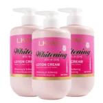 LKIAE Vitamin C and Vitamin E Lightening Body Lotion, Whitening, Softening, 24 Hours Moisturizing, Rapid Absorption, 500ml