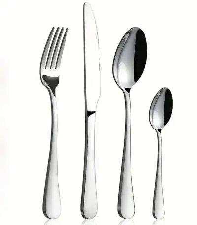 16pcs Stainless Steel Tableware Set Include Knives Forks Spoons Set Exquisite Cutlery Set Utensil Set For Home And Restaurant