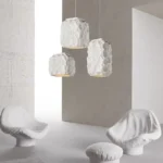 Wabi Sabi Style Japanese Style Chandelier New Design for Restaurant and Living Room Minimalist Chandelier for Homestay